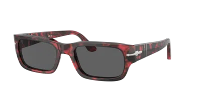 Persol Unisex Sunglasses, Adrien Po3347s In Dark Grey