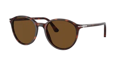 Persol Unisex Sunglass Po3350s In Polar Braun