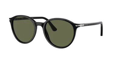 Persol Unisex Polarized Sunglasses, Po3350s In Polar Green