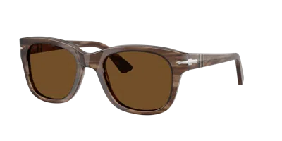 Persol Unisex Sunglass Po3372s In Polarized Brown