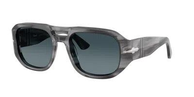 Persol Unisex Sunglass Po3373s In Light Blue Gradient Dark Blue
