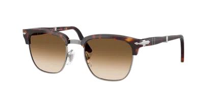 Persol Unisex Sunglass Po3375s In Gradient Brown