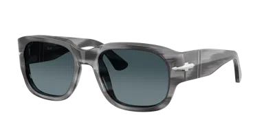 Persol Unisex Sunglass Po3380s In Light Blue Gradient Dark Blue