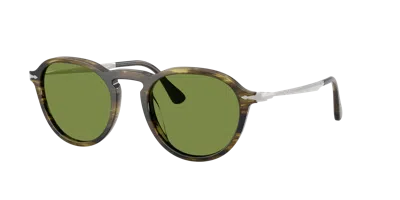 Persol Unisex Sunglass Po3383s In Green