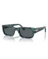 Persol Unisex Sunglass Po3347s Adrien In Blue Havana