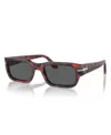 Persol Unisex Sunglasses, Adrien Po3347s In Red Havana