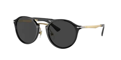 Persol Po3264s Phantos-frame Acetate Sunglasses In Polarized Dark Black