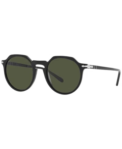 Persol Unisex Sunglasses, Po3281s 52 In Black