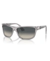 Persol Unisex Sunglasses, Po3342s In Transparent Gray