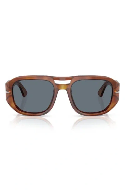 Persol Vincent 53mm Pilot Sunglasses In Purple