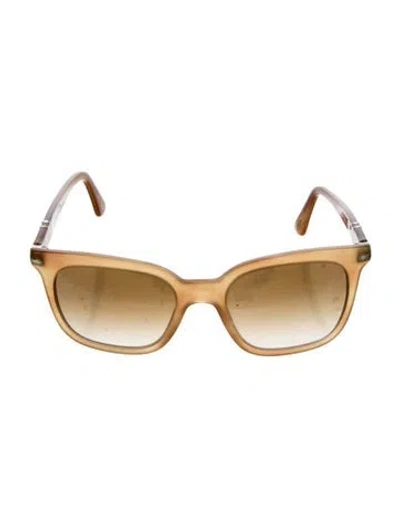 Pre-owned Persol Wayfarer Gradient Sunglasses In Brown
