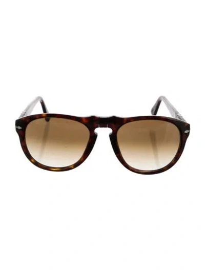 Pre-owned Persol Wayfarer Gradient Sunglasses In Brown