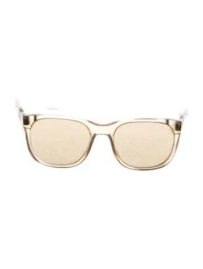 Pre-owned Persol Wayfarer Mirrored Sunglasses In Transparent