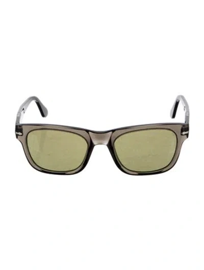 Pre-owned Persol Wayfarer Tinted Sunglasses In Black