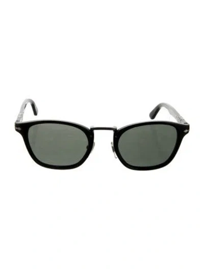 Pre-owned Persol Wayfarer Tinted Sunglasses In Black