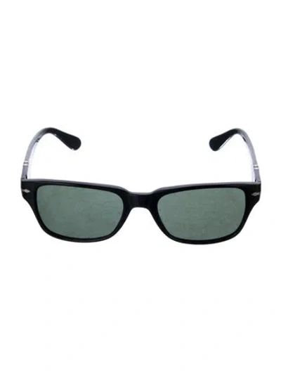 Pre-owned Persol Wayfarer Tinted Sunglasses In Black