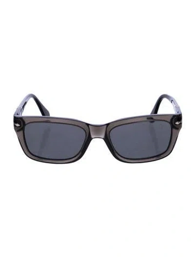 Pre-owned Persol Wayfarer Tinted Sunglasses In Black