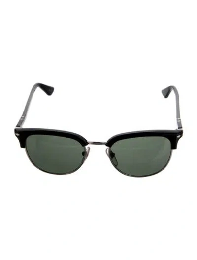 Pre-owned Persol Wayfarer Tinted Sunglasses In Black