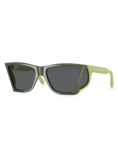Persol Women's  X Jw Anderson 57mm Cat Eye Colorblock Sunglasses In Green