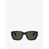 Persol Womens Po3380s Square-frame Acetate Sunglasses Black