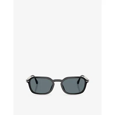 Persol Womens Black Po3381s Square-frame Acetate Sunglasses