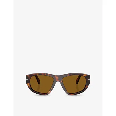 Persol Womens Brown Po 0050s Square-frame Acetate Sunglasses