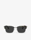 Persol Womens Brown Po3327s Rectangle-frame Acetate Sunglasses In Brown