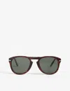 Persol D-frame Tortoiseshell Acetate Sunglasses In Havana