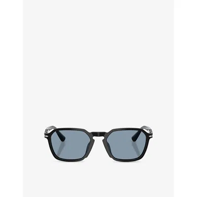 Persol Womens Po3414s Square-frame Acetate Sunglasses Black
