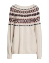 Persona By Marina Rinaldi Woman Sweater Ivory Size M Acrylic, Cotton, Viscose, Wool, Mohair Wool