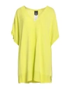 Persona By Marina Rinaldi Woman Sweater Lime Green Size Xl Viscose, Polyester In Yellow