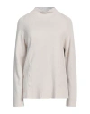 Persona By Marina Rinaldi Woman Turtleneck Grey Size M Viscose, Polyamide, Wool, Cashmere In Grey