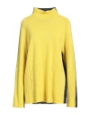 Persona By Marina Rinaldi Woman Turtleneck Yellow Size M Viscose, Polyamide, Wool, Cashmere