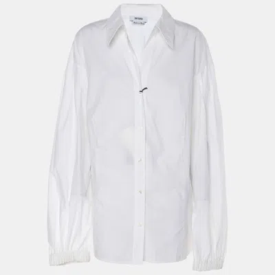 Pre-owned Persona White Cotton Long Sleeve Shirt L