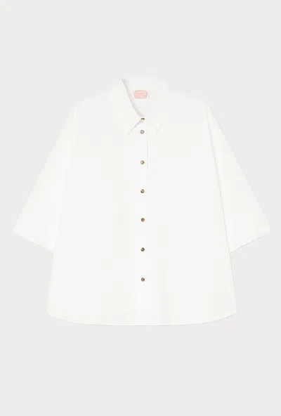 Persona White Cotton Shirt