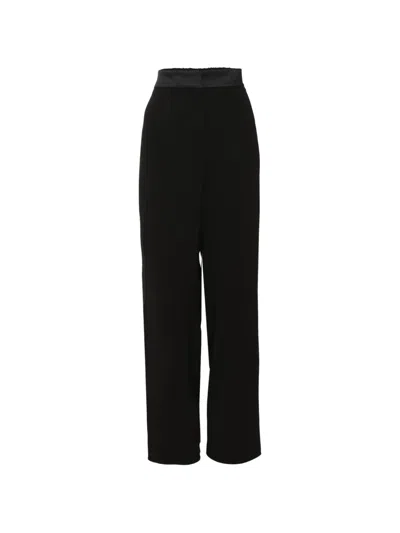 Pre-owned Persona Wide-leg Trousers In Black