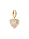 Peruffo 18k Yellow Gold Diamond Hoop Earrings