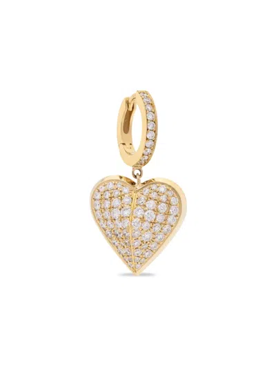 Peruffo 18k Yellow Gold Diamond Hoop Earrings