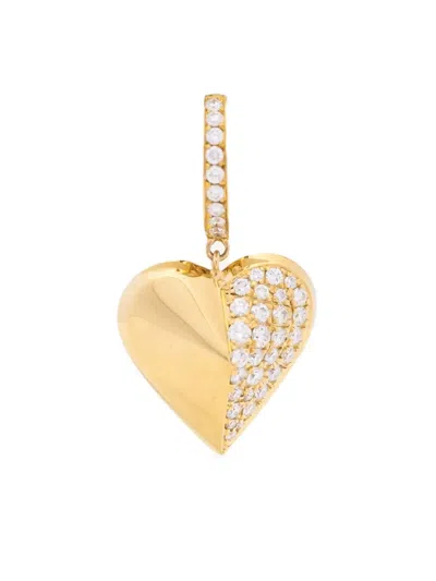 Peruffo 18k Yellow Gold Diamond Hoop Earring