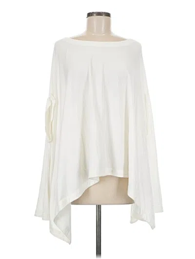 Pre-owned Peruvian Connection 3/4 Sleeve T-shirt In White