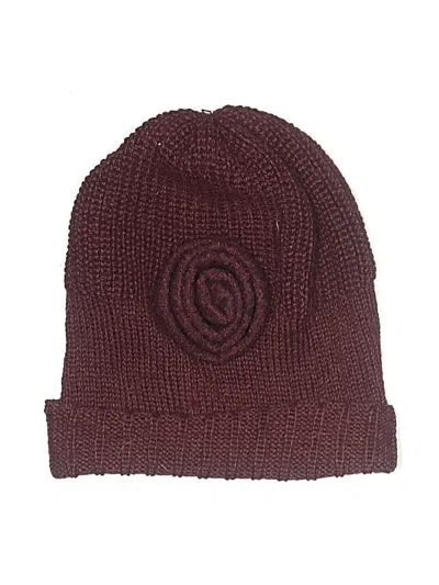 Pre-owned Peruvian Connection Beanie Hat In Red