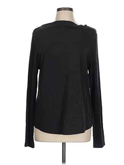 Pre-owned Peruvian Connection Cardigan Sweater In Black