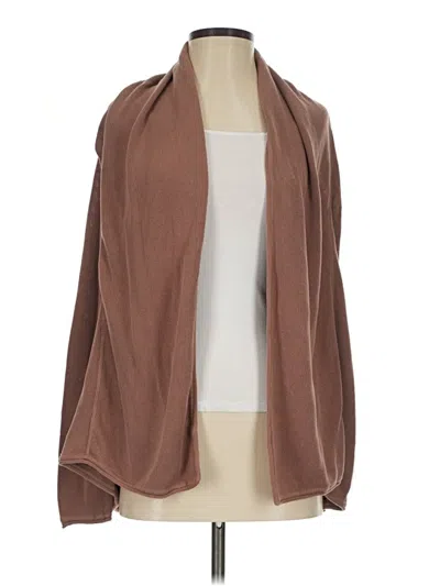 Pre-owned Peruvian Connection Cardigan Sweater In Brown