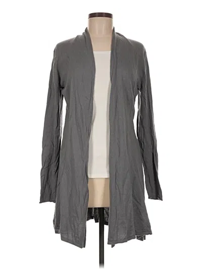 Pre-owned Peruvian Connection Cardigan Sweater In Gray