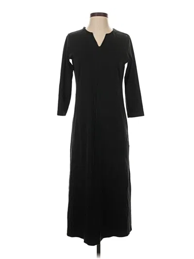 Pre-owned Peruvian Connection Casual Dress In Black