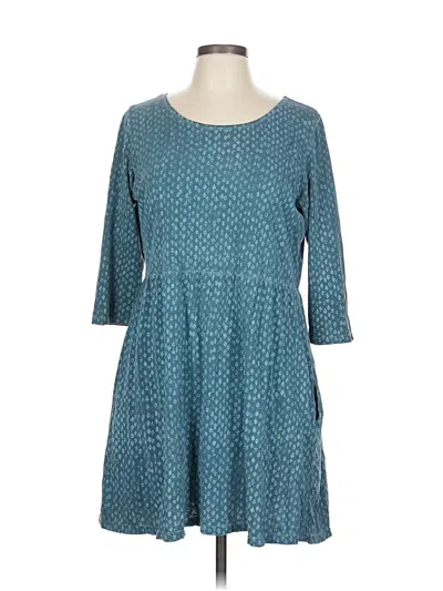 Pre-owned Peruvian Connection Casual Dress In Blue