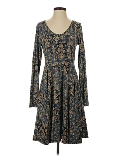 Pre-owned Peruvian Connection Casual Dress In Blue