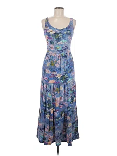 Pre-owned Peruvian Connection Casual Dress In Blue