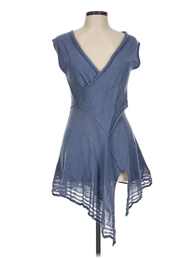 Pre-owned Peruvian Connection Casual Dress In Blue