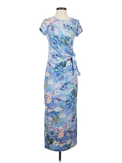 Pre-owned Peruvian Connection Casual Dress In Blue